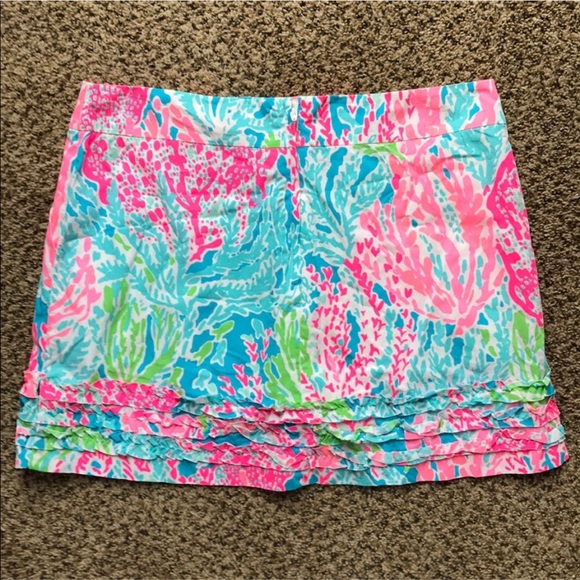 ❌SOLD❌ 🦄 RARE Lilly Pulitzer Lets Cha Cha Skort - Picture 4 of 7